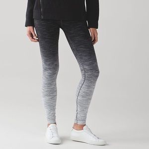 Lululemon Wunder under tight ombré size 6